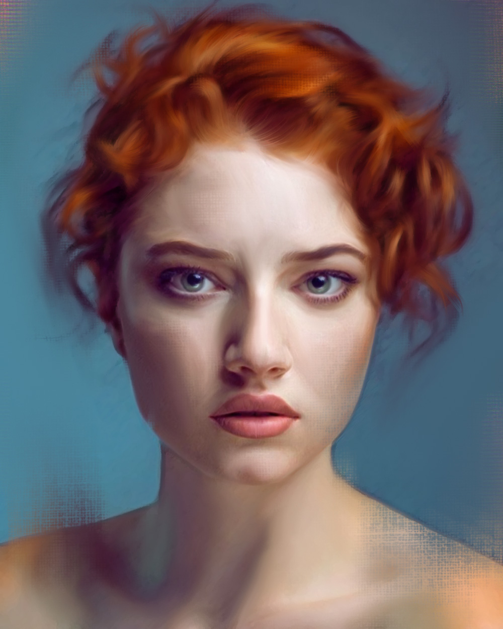 Portrait « bleu »