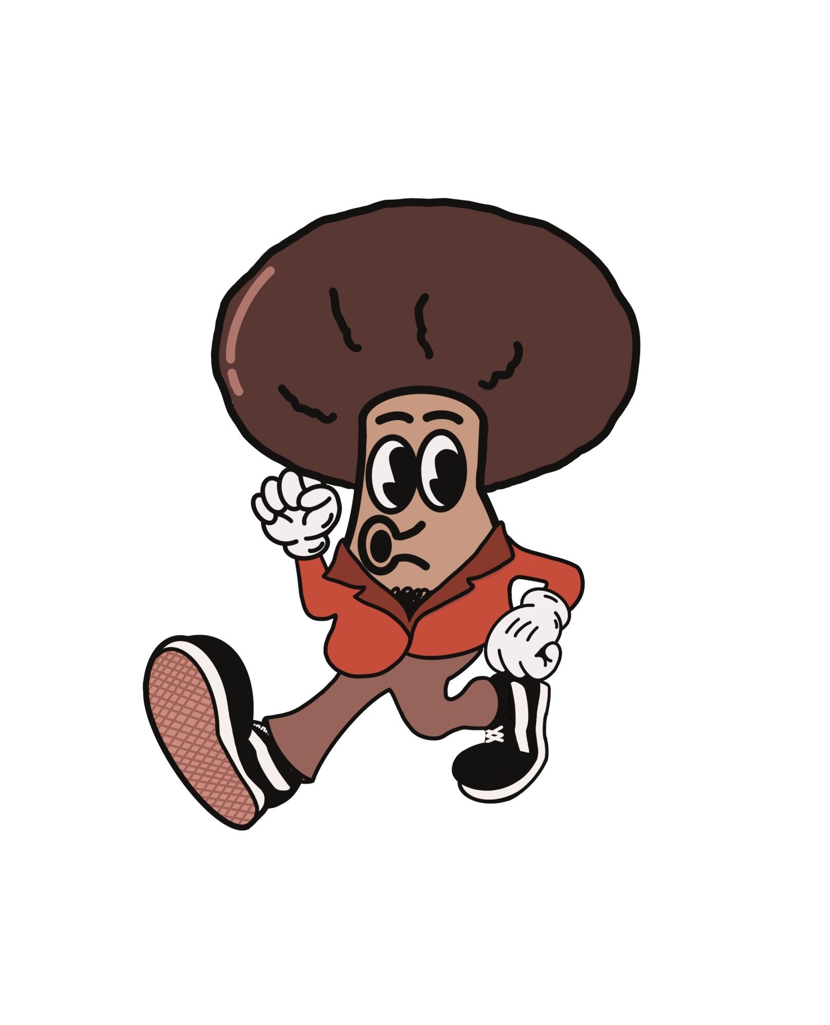 Mushroom – Skateboard Sticker